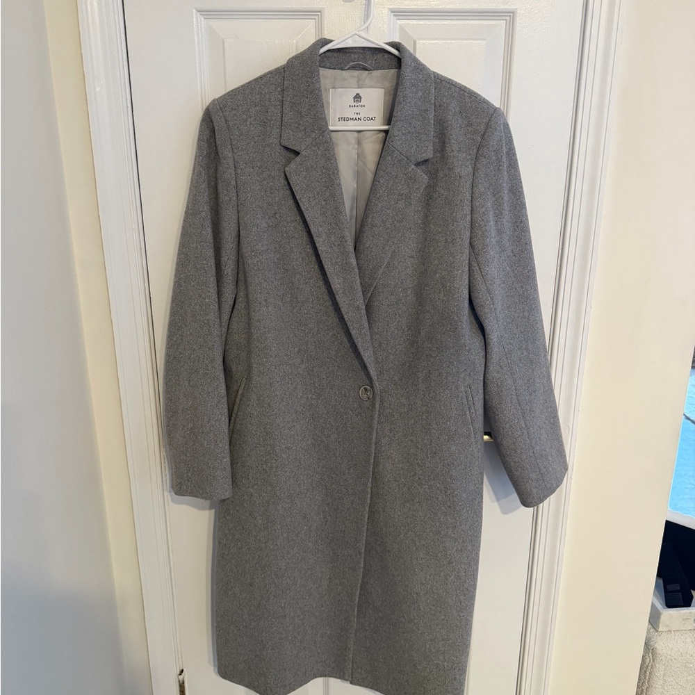 Aritzia Gray Wool Stedman Coat